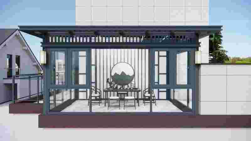 200平别墅装修25万效果阳光房价格多少一平方