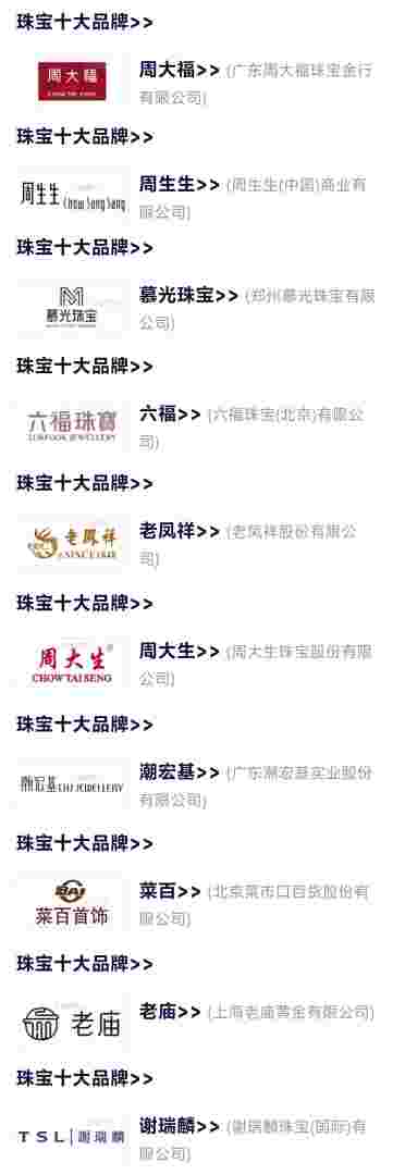 全国珠宝品牌前十名国内十大珠宝品牌排行-第2张图片-翡翠网 全国珠宝品牌前十名国内十大珠宝品牌排行-第2张图片-翡翠网