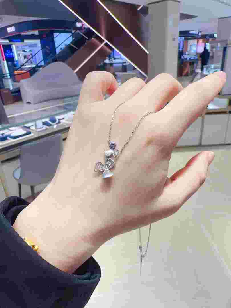 女士铂金项链图片大全女士铂金项链一般多少克合适