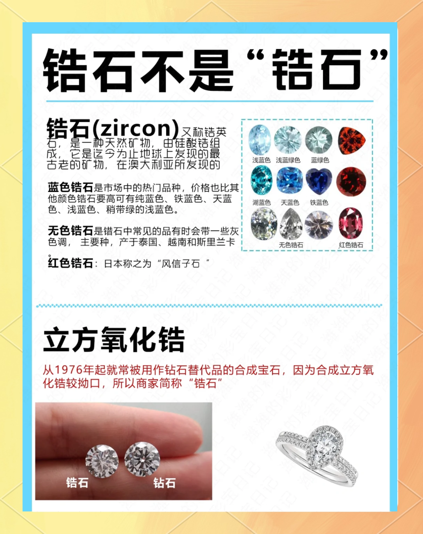 人造钻石和锆石的区别在哪里人造钻石和锆石的区别