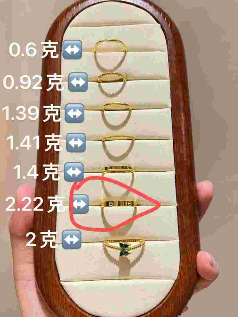 纯金戒指多少钱一克一枚纯金的戒指多少钱?