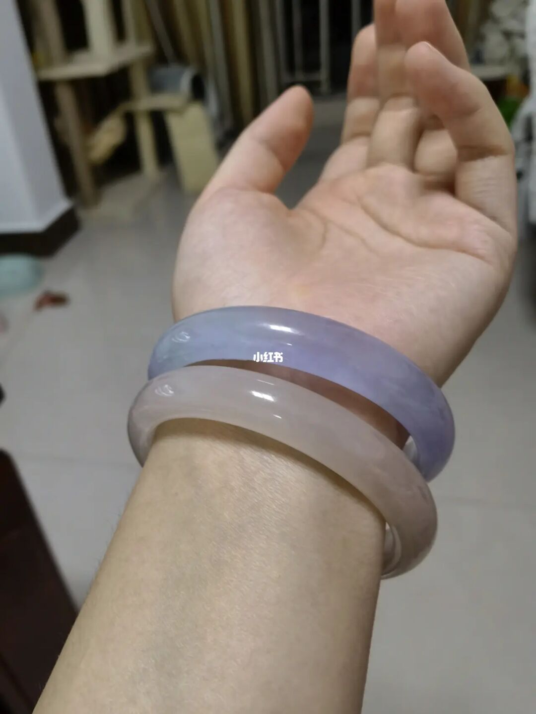 藕粉地翡翠图片,藕粉地翡翠手镯的价格-第1张图片-翡翠网 藕粉地翡翠图片,藕粉地翡翠手镯的价格-第1张图片-翡翠网