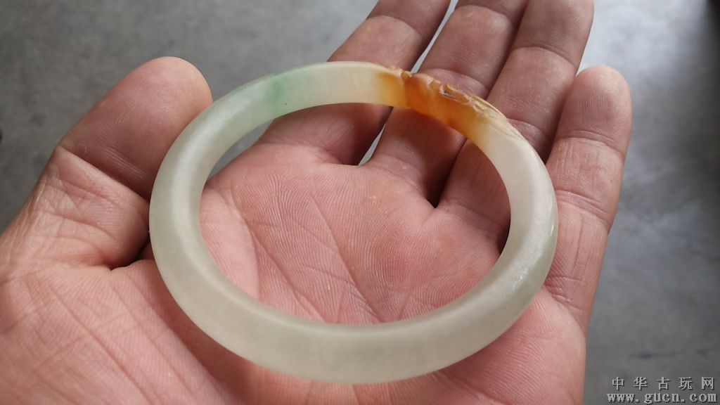 老坑糯种翡翠福禄寿冰种翡翠手镯-第2张图片-翡翠网 老坑糯种翡翠福禄寿冰种翡翠手镯-第2张图片-翡翠网