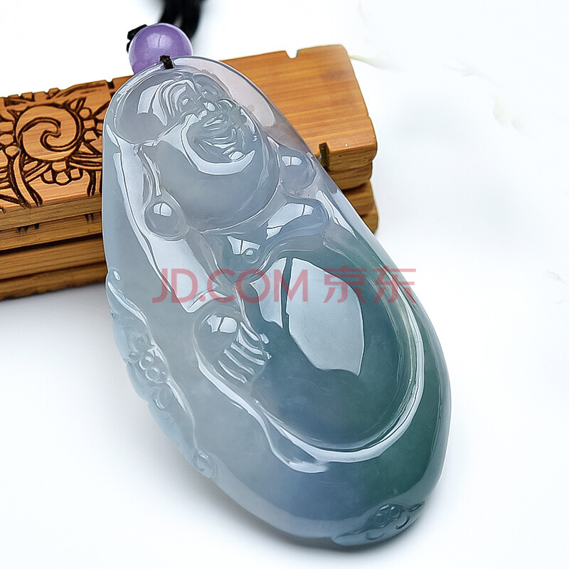 翡翠佛公挂件价格,天然冰种翡翠佛翠挂件-第2张图片-翡翠网