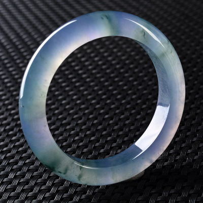 白底青手镯缺点白底飘花翡翠手镯图片-第2张图片-翡翠网 白底青手镯缺点白底飘花翡翠手镯图片-第2张图片-翡翠网