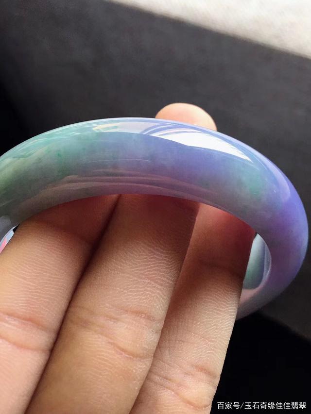 紫罗兰手镯是什么玉正圈紫罗兰翡翠手镯-第2张图片-翡翠网