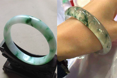 翡翠注胶和没注胶对比,翡翠手镯内径尺码表-第1张图片-翡翠网 翡翠注胶和没注胶对比,翡翠手镯内径尺码表-第1张图片-翡翠网