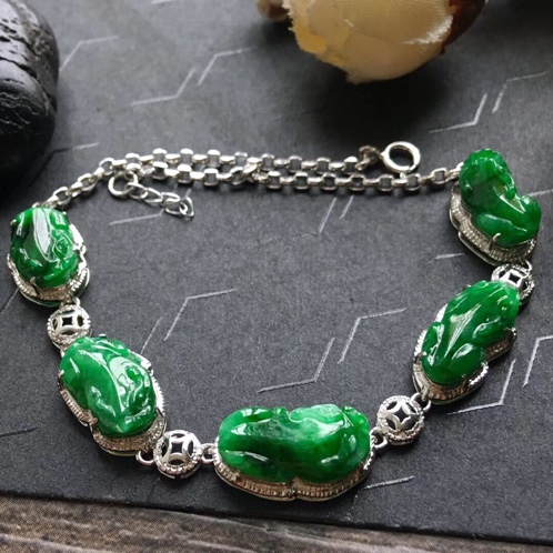 翡翠貔貅手链价格翡翠貔貅价格及图片-第2张图片-翡翠网 翡翠貔貅手链价格翡翠貔貅价格及图片-第2张图片-翡翠网