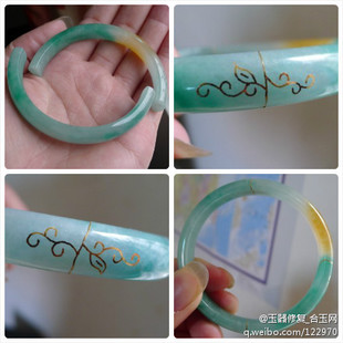 翡翠手镯包金可以碰到水吗翡翠手镯装金-第1张图片-翡翠网 翡翠手镯包金可以碰到水吗翡翠手镯装金-第1张图片-翡翠网