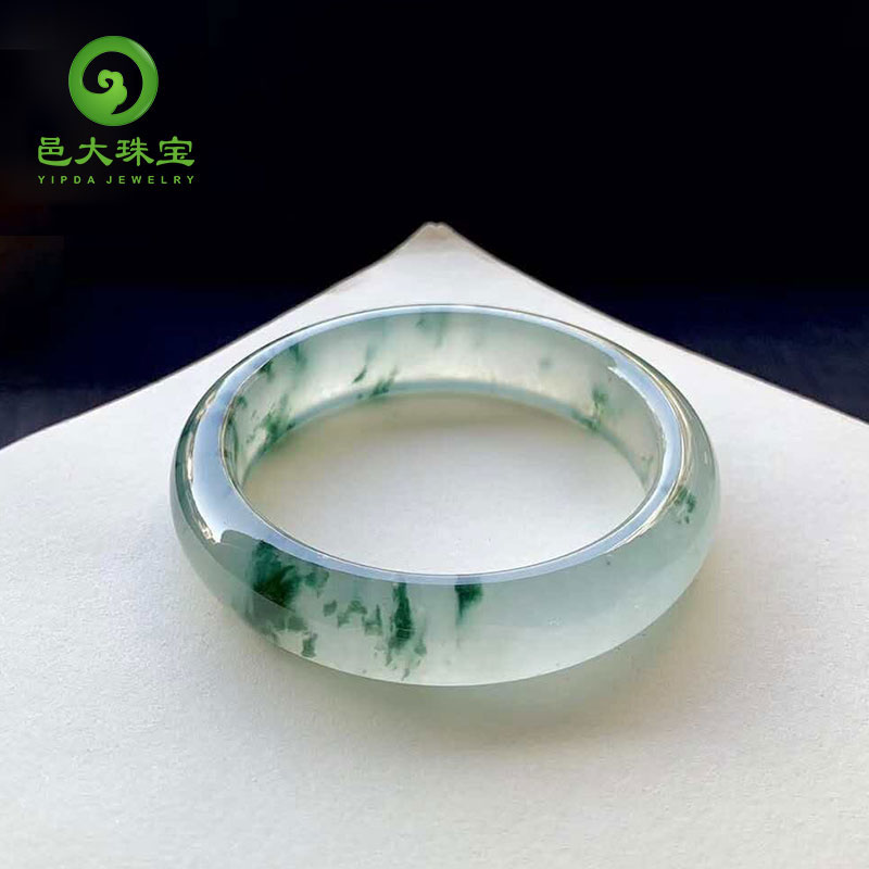 卡地亚750手镯翡翠镶钻手镯-第2张图片-翡翠网 卡地亚750手镯翡翠镶钻手镯-第2张图片-翡翠网