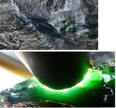 糯种翡翠原石图片,芙蓉种翡翠原石图-第2张图片-翡翠网 糯种翡翠原石图片,芙蓉种翡翠原石图-第2张图片-翡翠网