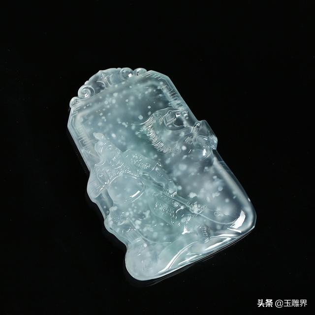 冰种雪花棉翡翠的价格蓝色冰种翡翠雪花棉-第3张图片-翡翠网 冰种雪花棉翡翠的价格蓝色冰种翡翠雪花棉-第3张图片-翡翠网