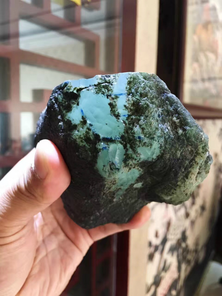 极品藏玉奇石图片北京翡翠高冰种原石公斤料-第2张图片-翡翠网 极品藏玉奇石图片北京翡翠高冰种原石公斤料-第2张图片-翡翠网