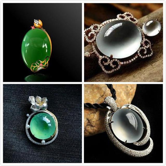 翡翠镶嵌镯子图片,翡翠手镯镶嵌图片大全-第30张图片-翡翠网 翡翠镶嵌镯子图片,翡翠手镯镶嵌图片大全-第30张图片-翡翠网