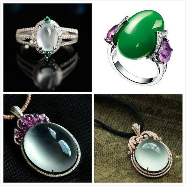 翡翠镶嵌镯子图片,翡翠手镯镶嵌图片大全-第31张图片-翡翠网 翡翠镶嵌镯子图片,翡翠手镯镶嵌图片大全-第31张图片-翡翠网