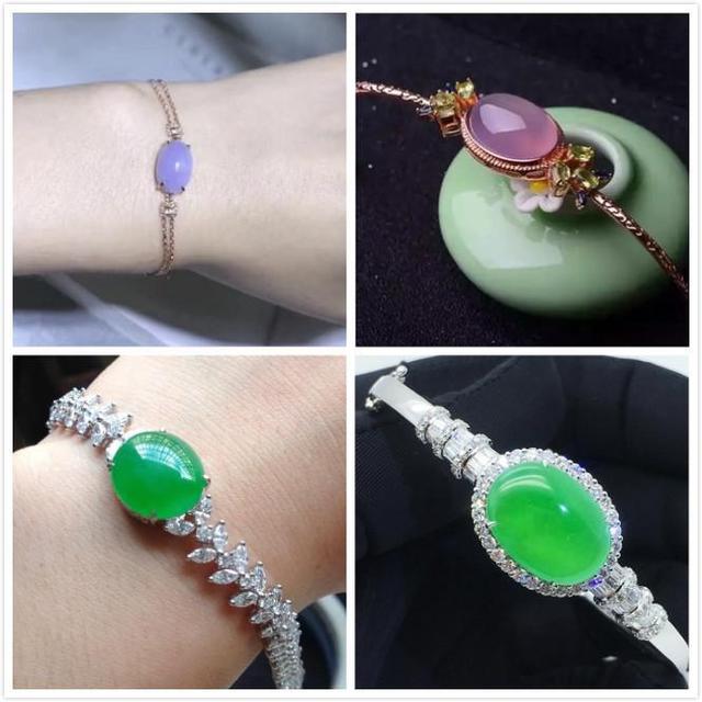 翡翠镶嵌镯子图片,翡翠手镯镶嵌图片大全-第32张图片-翡翠网 翡翠镶嵌镯子图片,翡翠手镯镶嵌图片大全-第32张图片-翡翠网