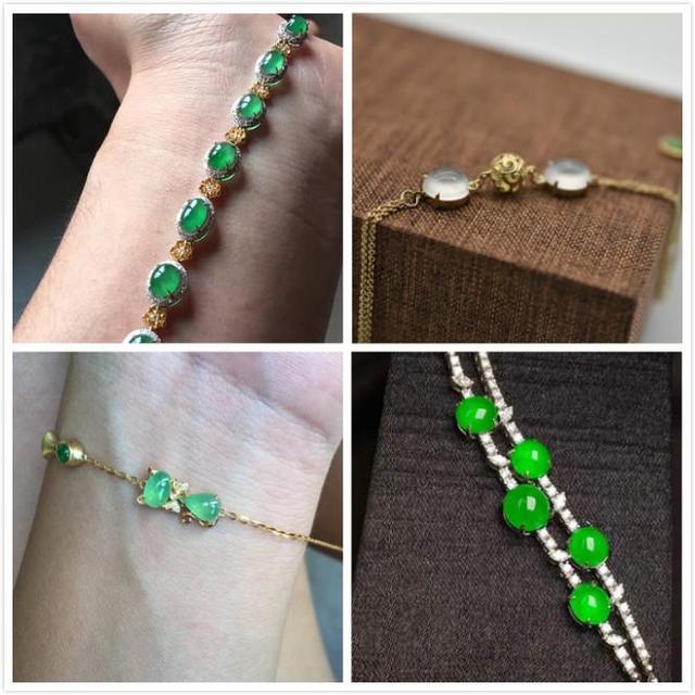 翡翠镶嵌镯子图片,翡翠手镯镶嵌图片大全-第33张图片-翡翠网 翡翠镶嵌镯子图片,翡翠手镯镶嵌图片大全-第33张图片-翡翠网