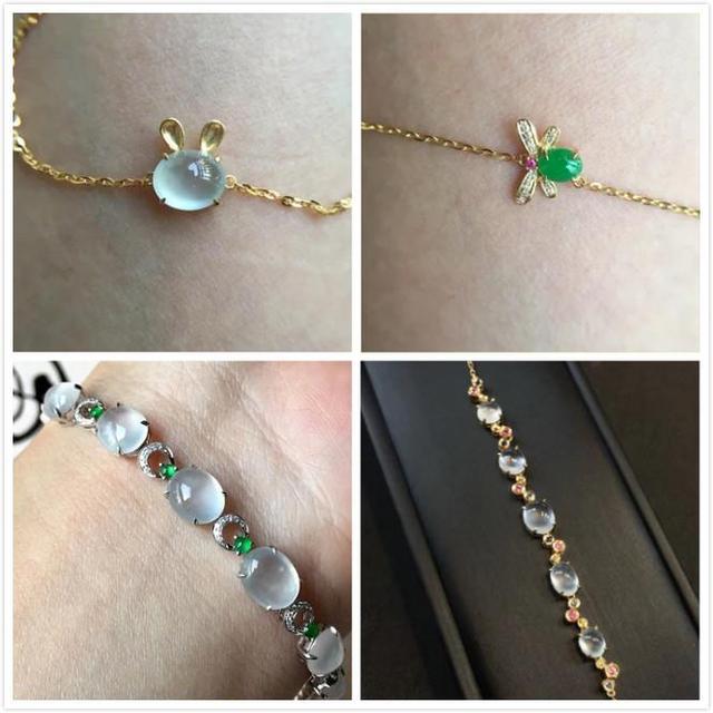 翡翠镶嵌镯子图片,翡翠手镯镶嵌图片大全-第35张图片-翡翠网 翡翠镶嵌镯子图片,翡翠手镯镶嵌图片大全-第35张图片-翡翠网