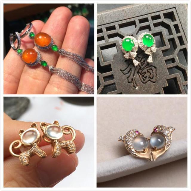 翡翠镶嵌镯子图片,翡翠手镯镶嵌图片大全-第40张图片-翡翠网 翡翠镶嵌镯子图片,翡翠手镯镶嵌图片大全-第40张图片-翡翠网