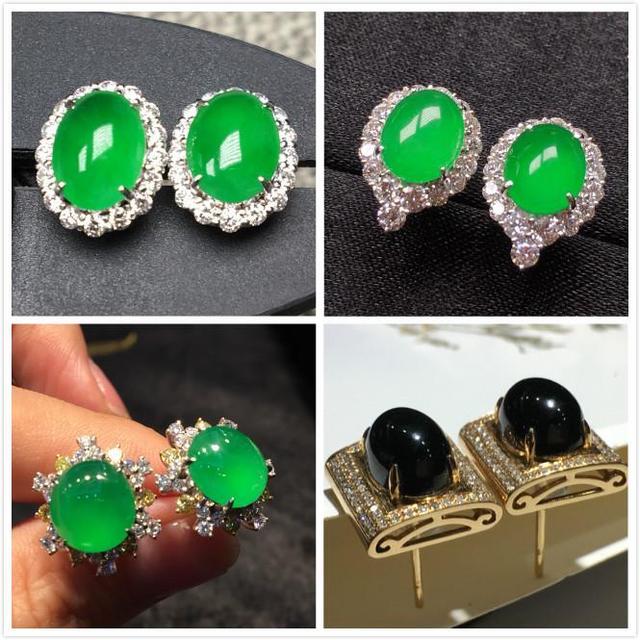 翡翠镶嵌镯子图片,翡翠手镯镶嵌图片大全-第43张图片-翡翠网 翡翠镶嵌镯子图片,翡翠手镯镶嵌图片大全-第43张图片-翡翠网