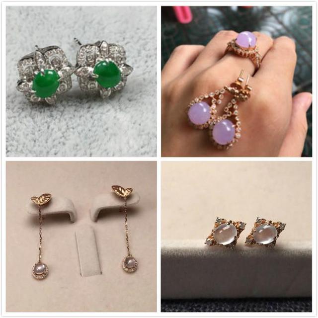 翡翠镶嵌镯子图片,翡翠手镯镶嵌图片大全-第45张图片-翡翠网 翡翠镶嵌镯子图片,翡翠手镯镶嵌图片大全-第45张图片-翡翠网