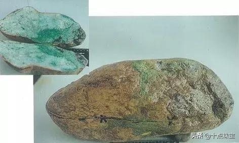 翡翠黑癣和绿 原石做,翡翠原石枯癣的表现-第20张图片-翡翠网