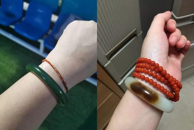 翡翠手镯和金手链能一起戴吗,翡翠和黄金手镯可以一块戴吗-第37张图片-翡翠网