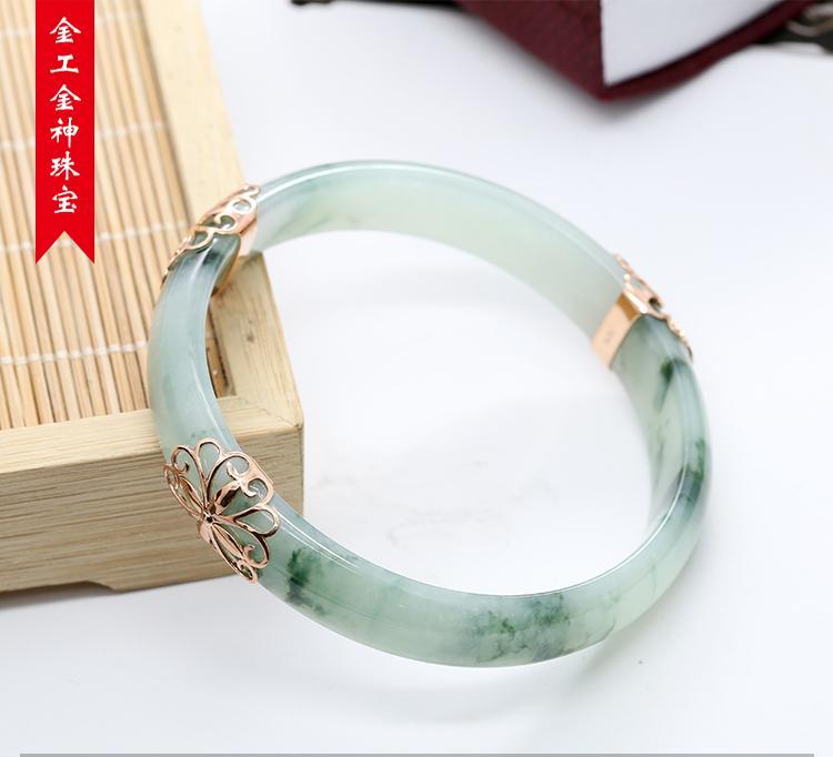翡翠手镯的描述,叶子翡翠手镯-第1张图片-翡翠网 翡翠手镯的描述,叶子翡翠手镯-第1张图片-翡翠网