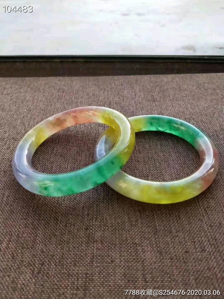 翡翠彩色手镯,彩色翡翠手镯价格-第2张图片-翡翠网 翡翠彩色手镯,彩色翡翠手镯价格-第2张图片-翡翠网