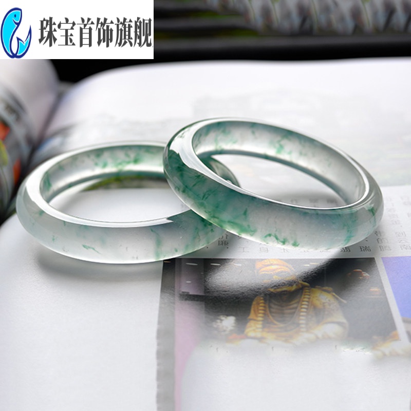 海蓝之谜翡翠手镯图片翡翠蓝水手镯-第2张图片-翡翠网 海蓝之谜翡翠手镯图片翡翠蓝水手镯-第2张图片-翡翠网