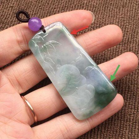 翡翠手镯糯棉5000千多元的糯种翡翠手镯-第2张图片-翡翠网 翡翠手镯糯棉5000千多元的糯种翡翠手镯-第2张图片-翡翠网