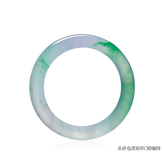 春带彩翡翠糯化种好吗冰糯春带彩翡翠手镯-第4张图片-翡翠网 春带彩翡翠糯化种好吗冰糯春带彩翡翠手镯-第4张图片-翡翠网