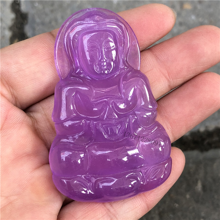 关于吊坠紫色冰种翡翠价格的信息-第1张图片-翡翠网 关于吊坠紫色冰种翡翠价格的信息-第1张图片-翡翠网