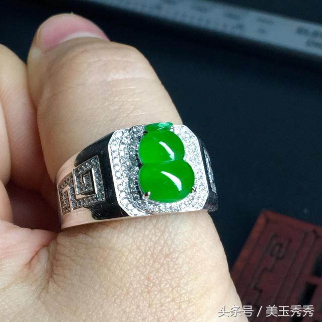 翡翠葫芦戒指镶嵌款式翡翠葫芦的基本知识-第6张图片-翡翠网 翡翠葫芦戒指镶嵌款式翡翠葫芦的基本知识-第6张图片-翡翠网