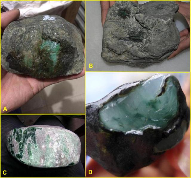 翡翠原石鉴别方法图解,翡翠原石人造假皮鉴别指示图-第12张图片-翡翠网 翡翠原石鉴别方法图解,翡翠原石人造假皮鉴别指示图-第12张图片-翡翠网