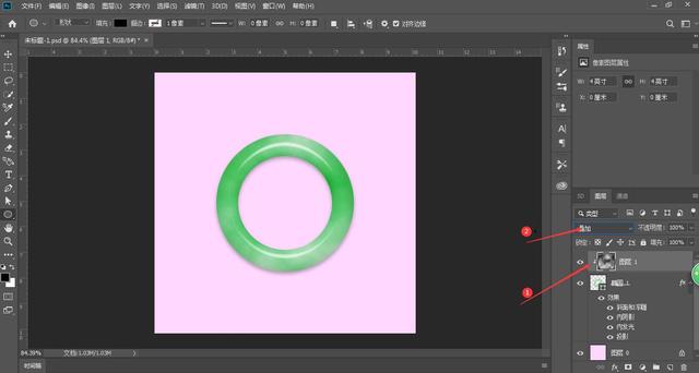 ps手工制作翡翠手镯ps制作玉镯步骤-第8张图片-翡翠网 ps手工制作翡翠手镯ps制作玉镯步骤-第8张图片-翡翠网