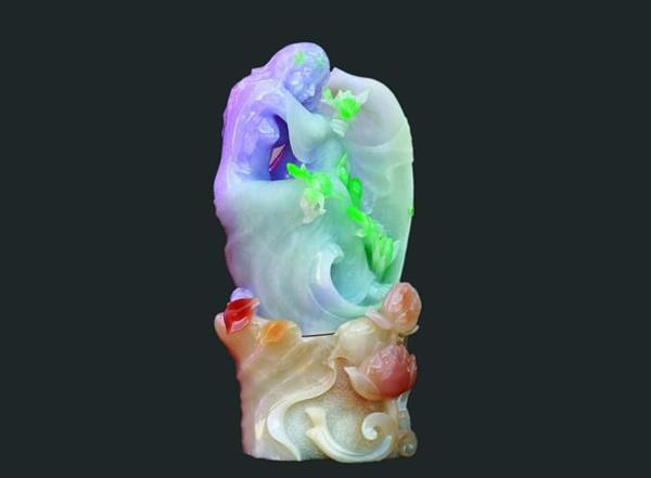 紫罗兰翡翠手镯4万,春带彩翡翠手镯-第9张图片-翡翠网 紫罗兰翡翠手镯4万,春带彩翡翠手镯-第9张图片-翡翠网