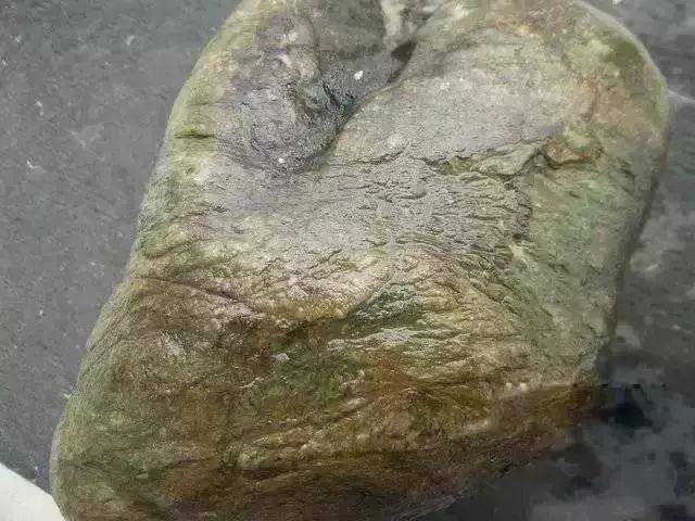 翡翠原石皮革有一些透明的晶体翡翠原石大马坎-第12张图片-翡翠网 翡翠原石皮革有一些透明的晶体翡翠原石大马坎-第12张图片-翡翠网