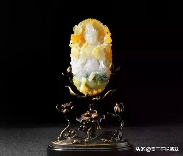 受沁翡翠手镯,五彩沁色翡翠价格-第1张图片-翡翠网 受沁翡翠手镯,五彩沁色翡翠价格-第1张图片-翡翠网