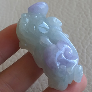 翡翠和田玉哪个好,紫翡翠貔貅价格-第1张图片-翡翠网 翡翠和田玉哪个好,紫翡翠貔貅价格-第1张图片-翡翠网