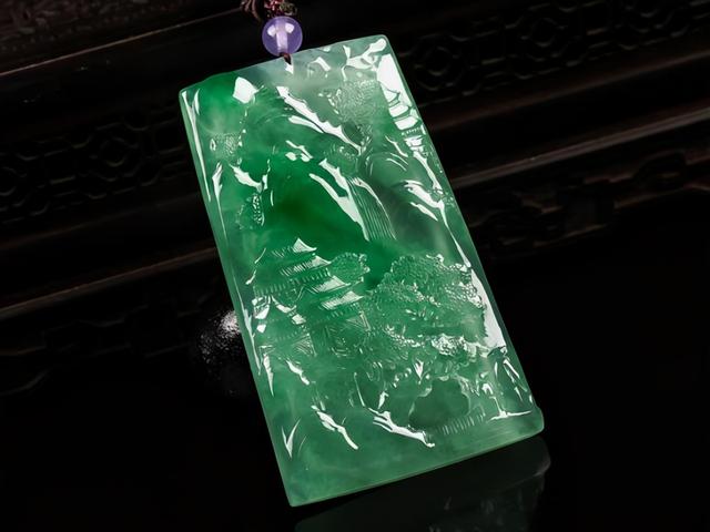 翡翠山水牌子图片大全,山水观音图片大全翡翠-第8张图片-翡翠网