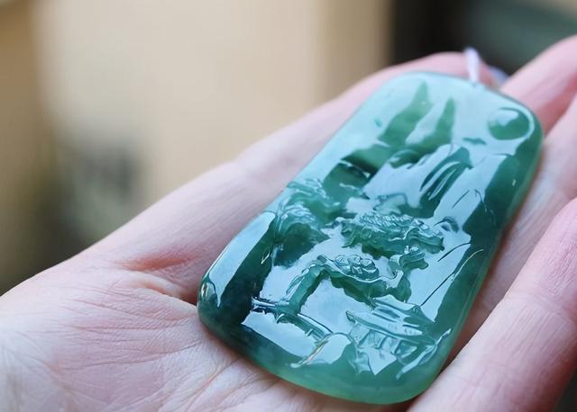 翡翠山水牌子图片大全,山水观音图片大全翡翠-第19张图片-翡翠网