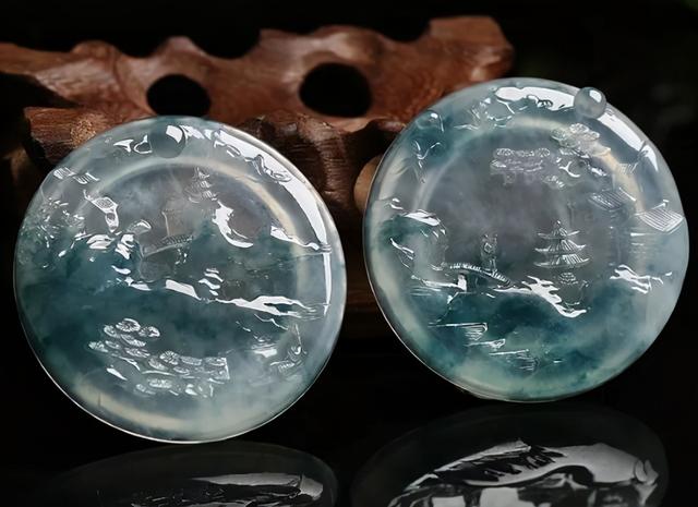 翡翠山水牌子图片大全,山水观音图片大全翡翠-第23张图片-翡翠网