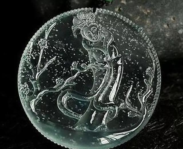 冰种老坑翡翠,飘雪翡翠价格-第1张图片-翡翠网 冰种老坑翡翠,飘雪翡翠价格-第1张图片-翡翠网