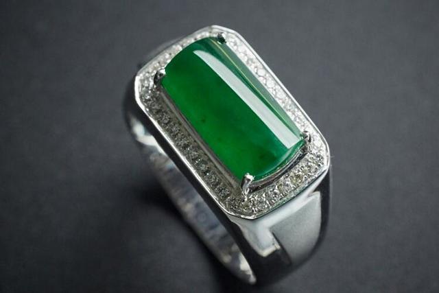 男士翡翠戒指价格图片真正的翡翠图片大全-第5张图片-翡翠网 男士翡翠戒指价格图片真正的翡翠图片大全-第5张图片-翡翠网