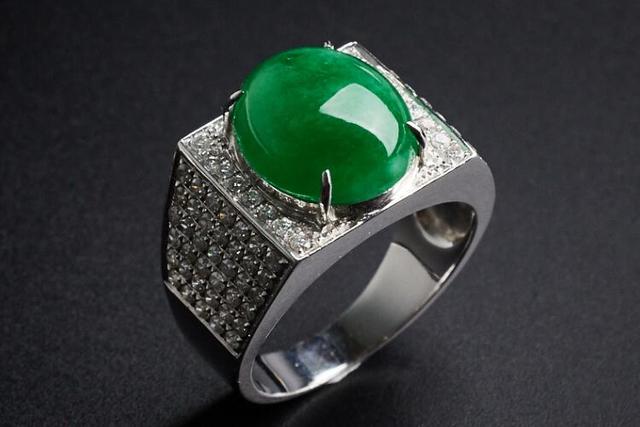 男士翡翠戒指价格图片真正的翡翠图片大全-第8张图片-翡翠网 男士翡翠戒指价格图片真正的翡翠图片大全-第8张图片-翡翠网