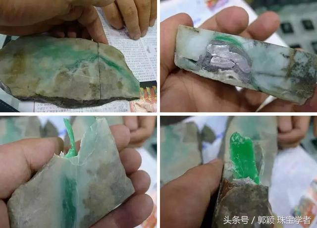 翡翠原石的了解翡翠原石窗口部分透光-第1张图片-翡翠网 翡翠原石的了解翡翠原石窗口部分透光-第1张图片-翡翠网