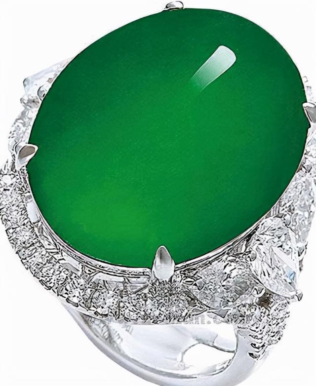 冰种满绿翡翠戒面价格冰种翡翠戒指款式图片-第10张图片-翡翠网 冰种满绿翡翠戒面价格冰种翡翠戒指款式图片-第10张图片-翡翠网