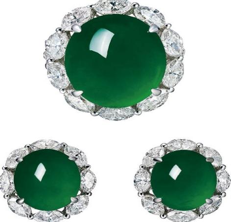 冰种满绿翡翠戒面价格冰种翡翠戒指款式图片-第14张图片-翡翠网 冰种满绿翡翠戒面价格冰种翡翠戒指款式图片-第14张图片-翡翠网