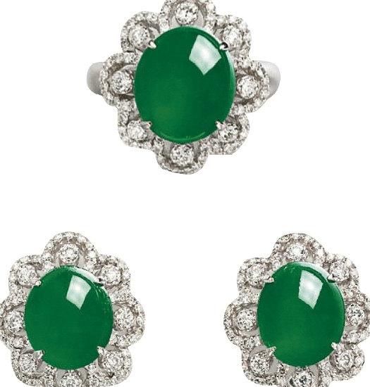 冰种满绿翡翠戒面价格冰种翡翠戒指款式图片-第15张图片-翡翠网 冰种满绿翡翠戒面价格冰种翡翠戒指款式图片-第15张图片-翡翠网